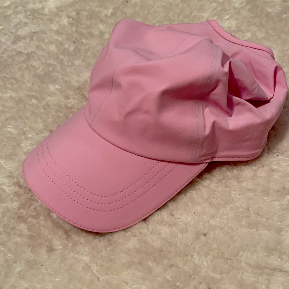 Bubble gum pink Lululemon baseball hat